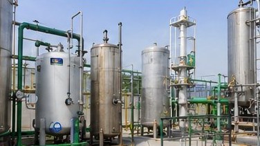 Outdoor gas utility tanks and piping